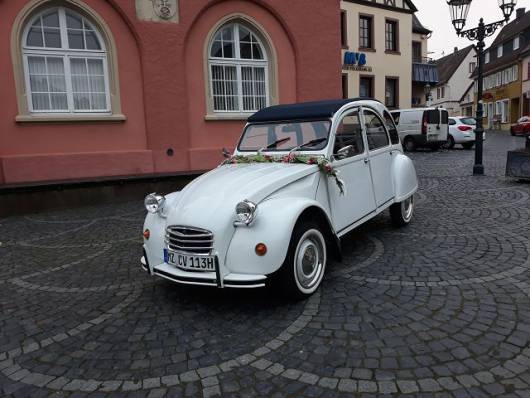 Citroen Ente CV6 - Westerwald Hochzeit